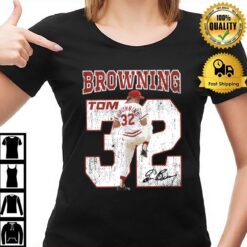 Tom Browning Mr Perfect Baseball Player T-Shirt