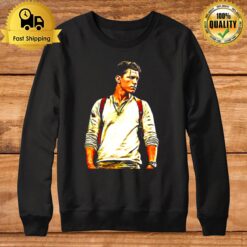 Tom Holland In Uncharted Movie Graphic Sweatshirt