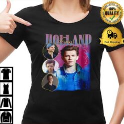 Tom Holland Inspired 90S Bootleg Rap Old School 34 T-Shirt