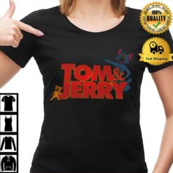 Tom & Jerry With Movie Logo T-Shirt