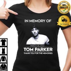Tom Parker Singer The Wanted Rip 2022 T-Shirt