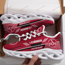 1 FC N?rnberg Logo Custom Name Pattern 3D Max Soul Sneaker Shoes