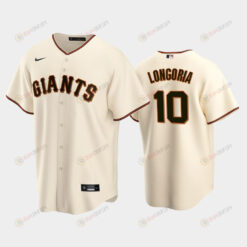 10 Evan Longoria Cream Home San Francisco Giants Jersey Jersey