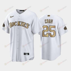 2022-23 All-Star Game NL Colorado Rockies White 25 C.J. Cron Jersey