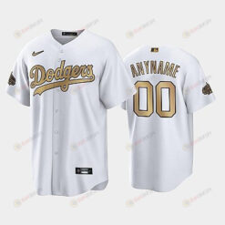 2022-23 All-Star Game NL Los Angeles Dodgers White 00 Custom Jersey
