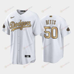 2022-23 All-Star Game NL Los Angeles Dodgers White 50 Mookie Betts Jersey