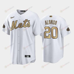 2022-23 All-Star Game NL New York Mets White 20 Pete Alonso Jersey