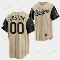 2022-23 Black Heritage Night Los Angeles Dodgers Custom 00 Gold Jersey Exclusive Edition