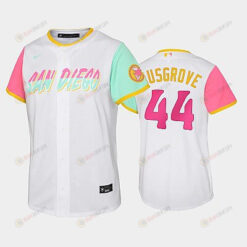 2022-23 City Connect Youth San Diego Padres Joe Musgrove 44 Joe Musgrove Jersey - White