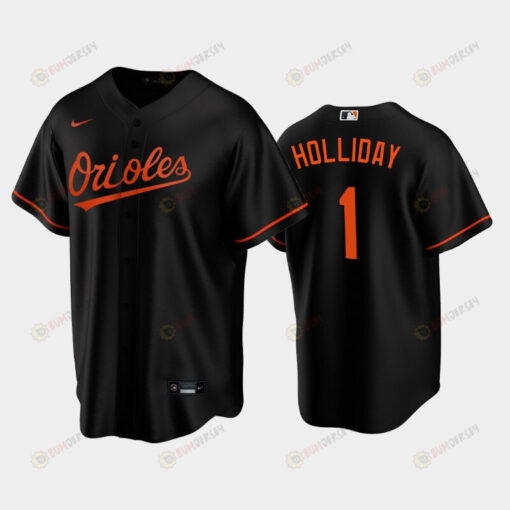 2022-23 Draft Baltimore Orioles Jackson Holliday 1 Black Alternate Jersey