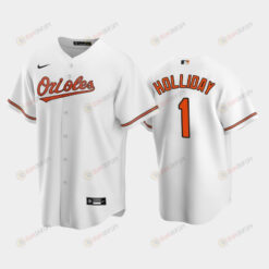 2022-23 Draft Baltimore Orioles Jackson Holliday 1 White Home Jersey