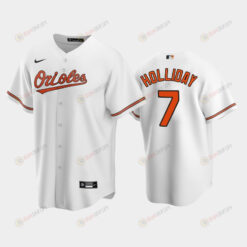 2022-23 Draft Baltimore Orioles Jackson Holliday 7 White Home Jersey