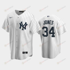 2022-23 Draft New York Yankees Spencer Jones 34 White Home Jersey