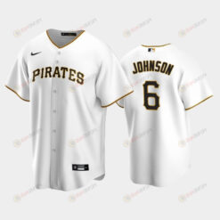 2022-23 Draft Pittsburgh Pirates Termarr Johnson 6 White Home Jersey