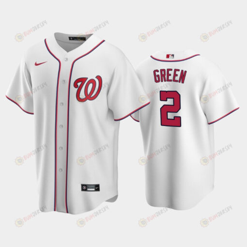 2022-23 Draft Washington Nationals Elijah Green 2 White Home Jersey