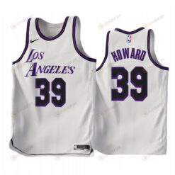 2022-23 Los Angeles Lakers Dwight Howard 39 White City Edition Jersey - Men Jersey