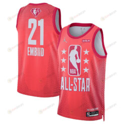 2022 All-Star Game Joel Embiid 21 Swingman Jersey - Maroon