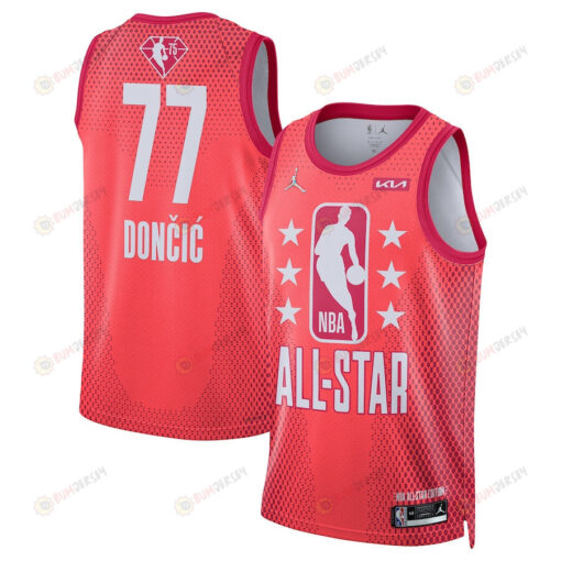 2022 All-Star Game Luka Doncic 77 Swingman Jersey - Maroon