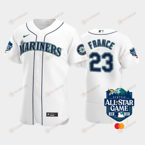 2023 All-Star Game Seattle Mariners 23 Ty France White Jersey