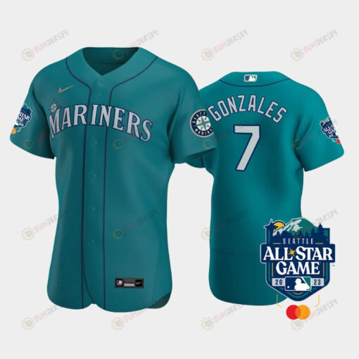 2023 All-Star Game Seattle Mariners 7 Marco Gonzales Aqua Jersey