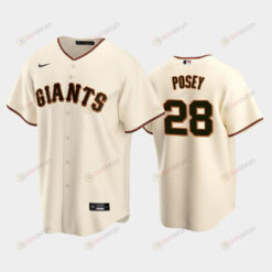 28 Buster Posey Cream Home San Francisco Giants Jersey Jersey