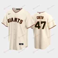 47 Johnny Cueto Cream Home San Francisco Giants Jersey Jersey