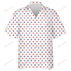 4th July Stars Grunge Abstract Pattern Hawaiian Shirt