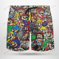 50 Shades of Mario Hawaiian Summer Shorts Men Shorts - Print Shorts