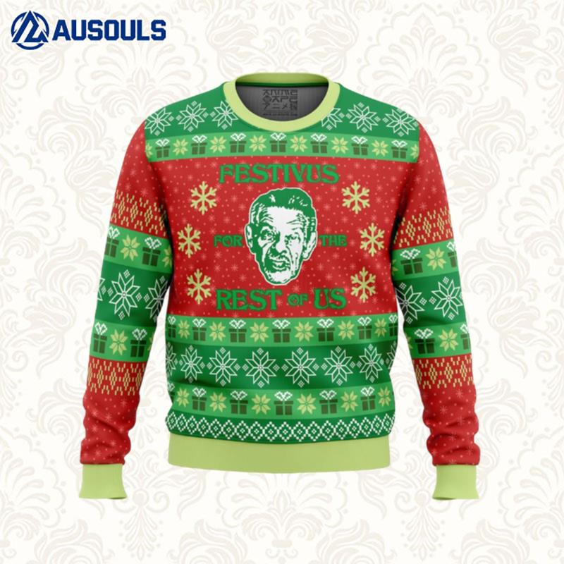 A Festivus for the Rest of Us Seinfeld Ugly Sweaters For Men Women Unisex