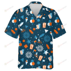 A Special Day Of America 4th July Illustration Hawaiian Shirt