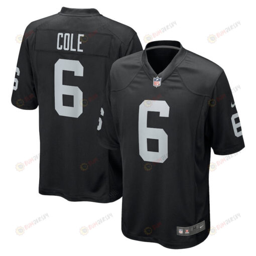 A.J. Cole III 6 Las Vegas Raiders Game Men Jersey - Black