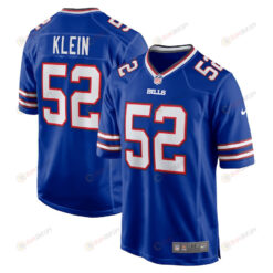 A.J. Klein 52 Buffalo Bills Home Game Player Jersey - Royal