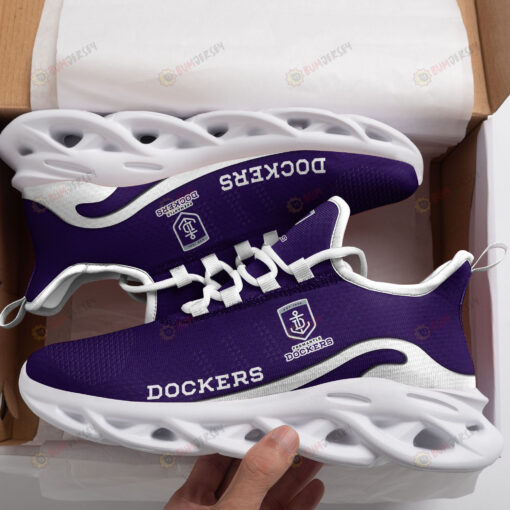 AFL Fremantle Dockers Logo Pattern Custom Name 3D Max Soul Sneaker Shoes