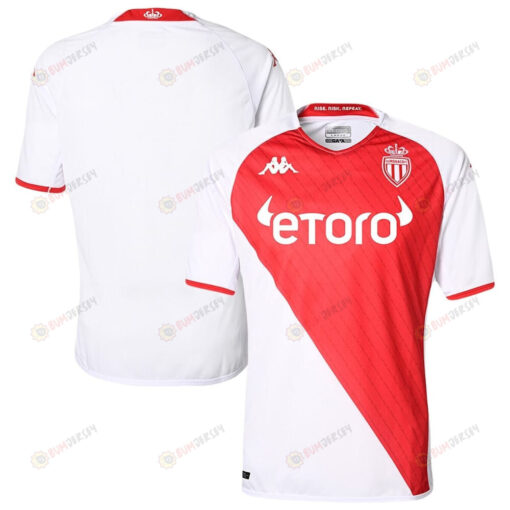 AS Monaco 2022/23 Home Player Jersey - White