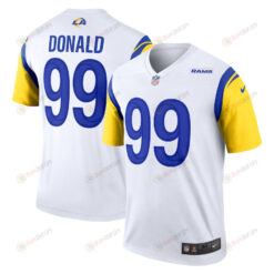 Aaron Donald 99 Los Angeles Rams Legend Jersey - White