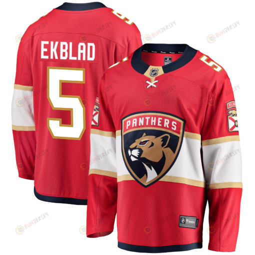 Aaron Ekblad Florida Panthers Breakaway Player Jersey - Red Jersey