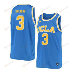 Aaron Holiday 3 UCLA Bruins Retro Elite Basketball Men Jersey - Blue