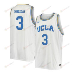 Aaron Holiday 3 UCLA Bruins Retro Elite Basketball Men Jersey - White