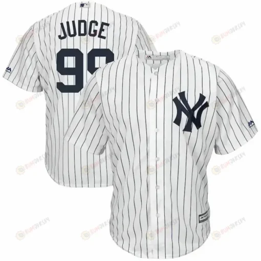 Aaron Judge New York Yankees Big And Tall Cool Base Player Jersey - White