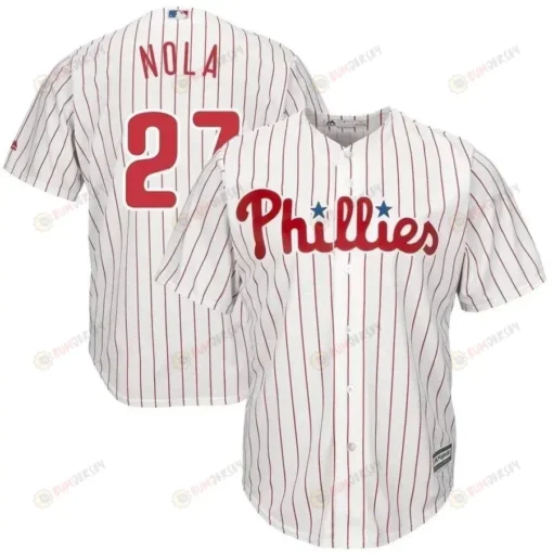 Aaron Nola Philadelphia Phillies Official Cool Base Player Jersey - White