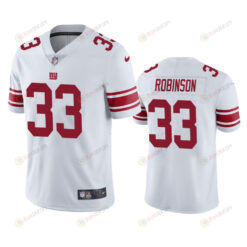 Aaron Robinson 33 New York Giants White Vapor Limited Jersey