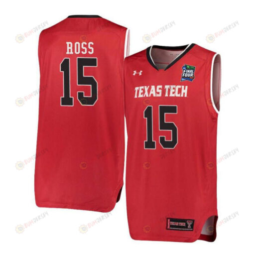 Aaron Ross 15 Texas Tech Red Raiders Basketball Jersey Red