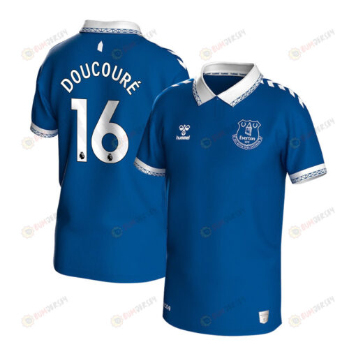 Abdoulaye Doucoure 16 Everton 2023-24 Home Jersey - YOUTH Blue