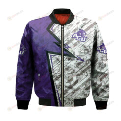 Abilene Christian Wildcats Bomber Jacket 3D Printed Abstract Pattern Sport