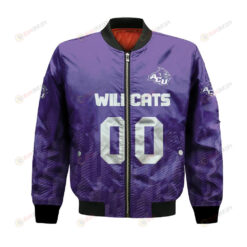 Abilene Christian Wildcats Bomber Jacket 3D Printed Team Logo Custom Text And Number