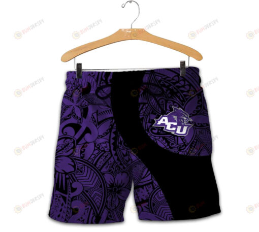 Abilene Christian Wildcats Men Shorts Polynesian