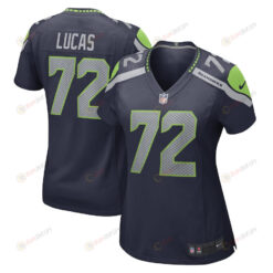 Abraham Lucas Seattle Seahawks Women's Game Player Jersey - College Navy