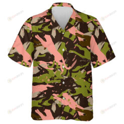 Abstract Camouflage Colorful Wild Animal Panther Hawaiian Shirt