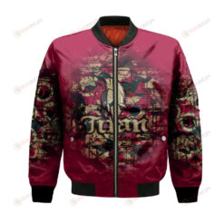 Acadie-Bathurst Titan Bomber Jacket 3D Printed Camouflage Vintage