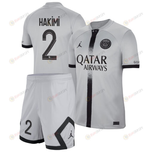 Achraf Hakimi 2 Paris Saint-Germain Away Kit 2022-23 Men Jersey - Black